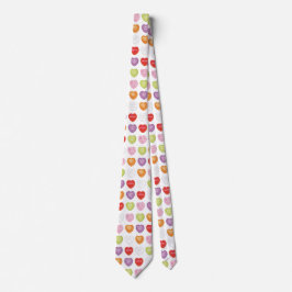Conversation Hearts Neck Tie Krawatte