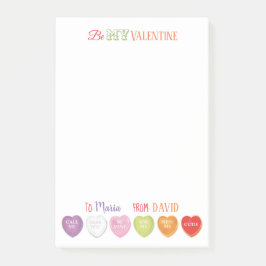 Conversation Hearts Personalisiert Post it Notes Post-it Klebezettel