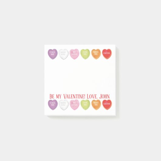 Conversation Hört Personalisierten Beitrag, den es Post-it Klebezettel (Vorderseite)