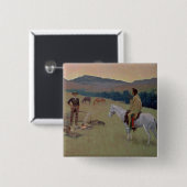 Conversation, or Dubious Company (Öl auf canva Button (Vorne & Hinten)