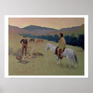 Conversation, or Dubious Company (Öl auf canva Poster