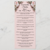 Conversation Starters - Break The Ice Questions Menükarte (Vorderseite)