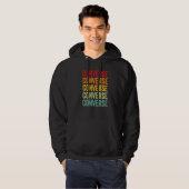 Converse County Wyoming Regenbogen Text Hoodie (Vorne ganz)