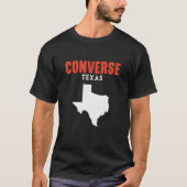 Converse Texas USA State America Travel Texan T-Shirt (Vorderseite)