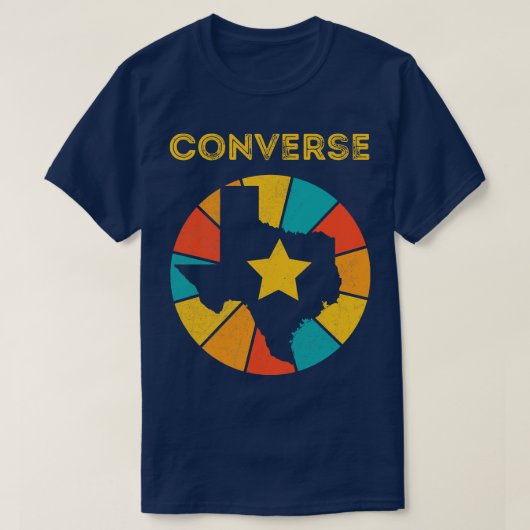 Converse Texas Vintag erschütterte Souvenir 1 T-Shirt (Design vorne)
