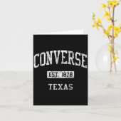 Converse Tx J04 Vintage Athletic Srts Design Karte (Gelbe Blume)