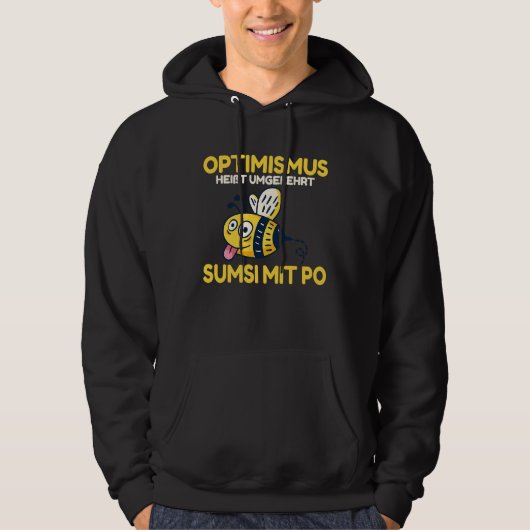 Conversely, backprint optimism means Sumsi with Po Hoodie (Vorderseite)