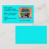 CONVERSION VAN CAMPING ~ GESCHÄFTS-KARTEN! VISITENKARTE (Vorne/Hinten)