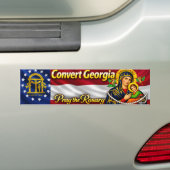 Convert Georgia Bumper Sticker Autoaufkleber (Auf Auto)
