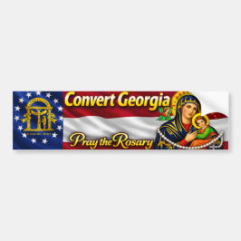 Convert Georgia Bumper Sticker Autoaufkleber