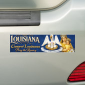 Convert Louisiana .. Pray the Rosary Autoaufkleber (Auf Auto)