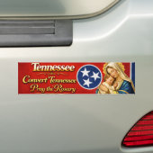 Convert Tennessee Pray the Rosary Autoaufkleber (Auf Auto)