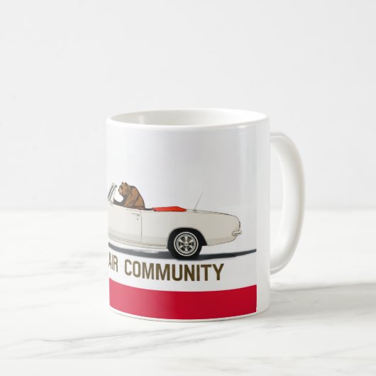 Convertible Corvair Community California LM Kaffeetasse (VorderseiteRechts)