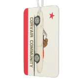 Convertible-Fahne für Corvair Community California Autolufterfrischer (Links)