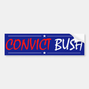 Convict-Bush-Autoaufkleber Autoaufkleber
