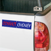 Convict Cheney Autoaufkleber (Auf Lkw)