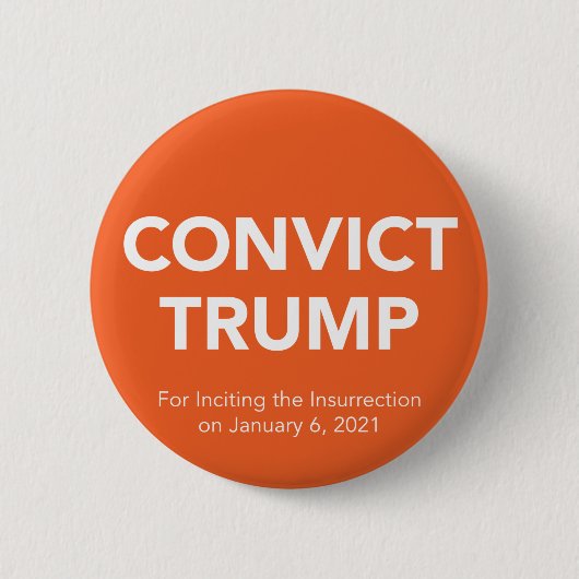 CONVICT? TRUMP-Taste Button (Vorderseite)