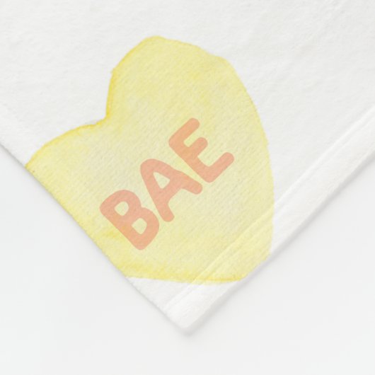 Convo Heartz BAE Fleece Blanket (Ecke)