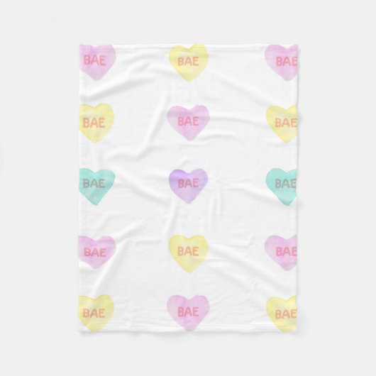 Convo Heartz BAE Fleece Blanket (Vorderseite)
