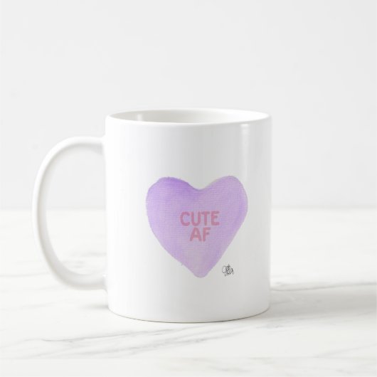 Convo Heartz NIEDLICHE AF-Tasse Kaffeetasse (Links)