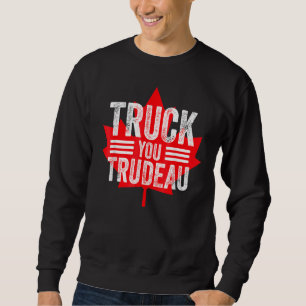 Convoy 2022 TRUC: Amerikanische Flagge - Kanada Sweatshirt