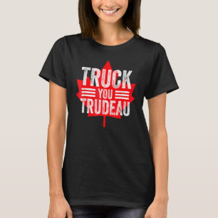Convoy 2022 TRUC: Amerikanische Flagge - Kanada T-Shirt