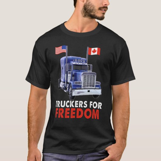 Convoy 2022 TRUCKER D T-Shirt (Vorderseite)