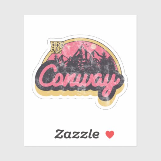 Conway, Arkansas Sticker (Blatt)