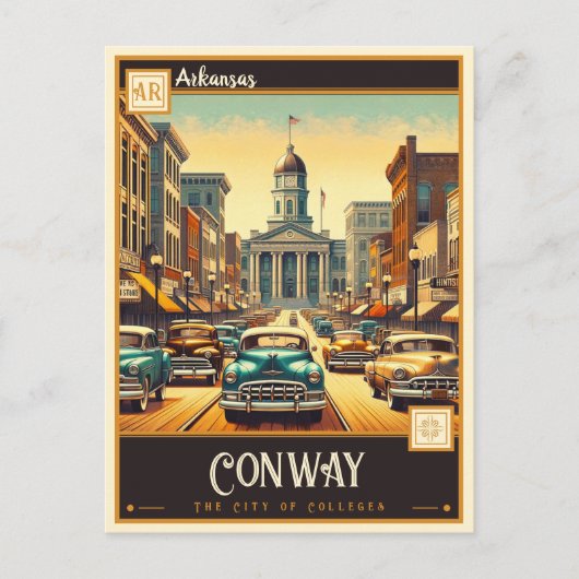 Conway, Arkansas | VINTAG Postkarte (Vorderseite)