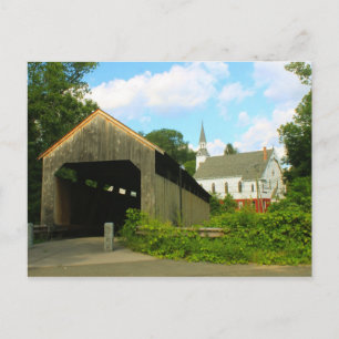 Conway Burkeville Covered Bridge Postkarte