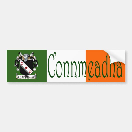 Conway Clan Irish/English Autoaufkleber (Vorne)