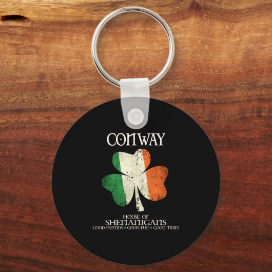 Conway Last Name Family Ireland Irish House Of She Schlüsselanhänger (Vorderseite)