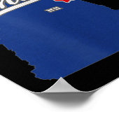 Conway New Hampshire Nh Map  Poster (Ecke)