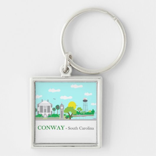 Conway, SC - Charming Schlüsselanhänger (Vorne)