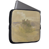 Conway Schloss (Graphit, w/c und Gouache auf Laptopschutzhülle (Vorne Rechts)