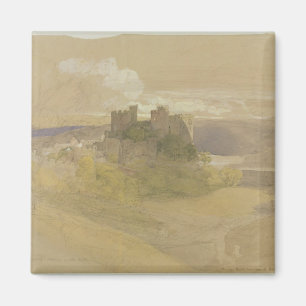 Conway Schloss (Graphit, w/c und Gouache auf Magnet