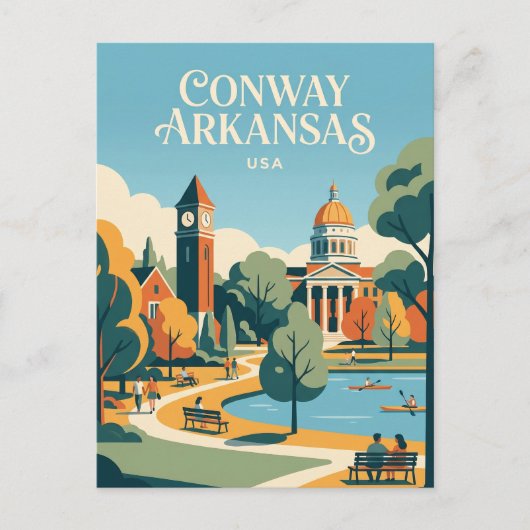 Conway USA Postkarte (Vorderseite)