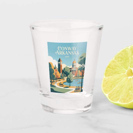 Conway USA Schnapsglas (Vorderseite)