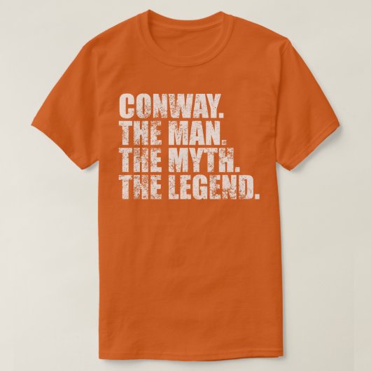 ConwayConway Familienname Conway Nachname Conway C T-Shirt (Design vorne)