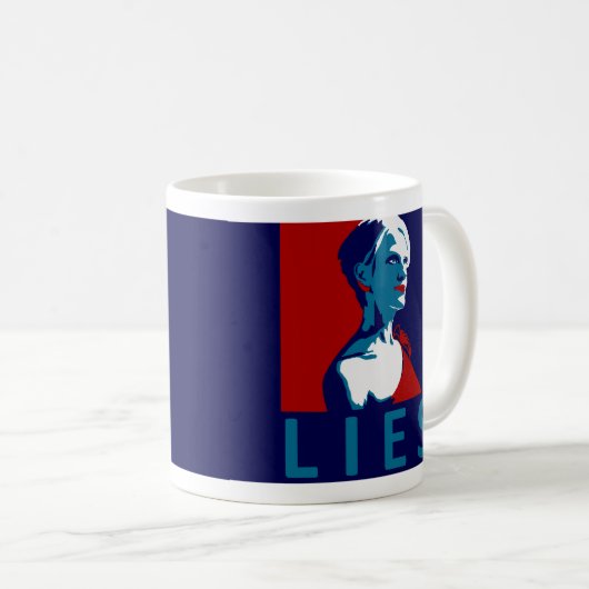 Conways "Lügen-" Tasse (VorderseiteRechts)