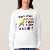 Conwner Conure Lover Parrot Bird Sonnenschutz Sweatshirt (Vorderseite)