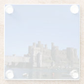 Conwy Castle Glasuntersetzer (Rückseite)
