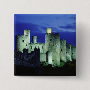 Conwy Castle, Gwynedd, Wales Button