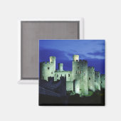 Conwy Castle, Gwynedd, Wales Magnet (Vorderseite/Rückseite)
