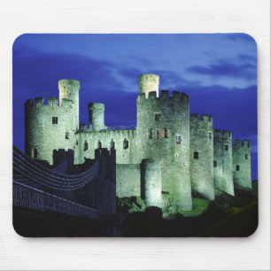 Conwy Castle, Gwynedd, Wales Mousepad