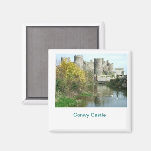 Conwy Castle Magnet (Vorderseite/Rückseite)