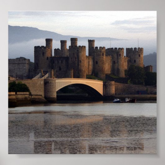 Conwy Castle North Wales Poster (Vorne)