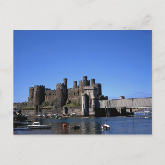 Conwy Castle North Wales Postkarte (Vorderseite)