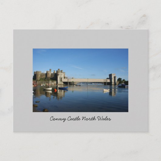 Conwy Castle North Wales Postkarte (Vorderseite)