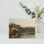Conwy Castle North Wales Postkarte (Stehend Vorderseite)